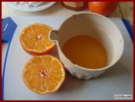 Bûche glacée à la mandarine