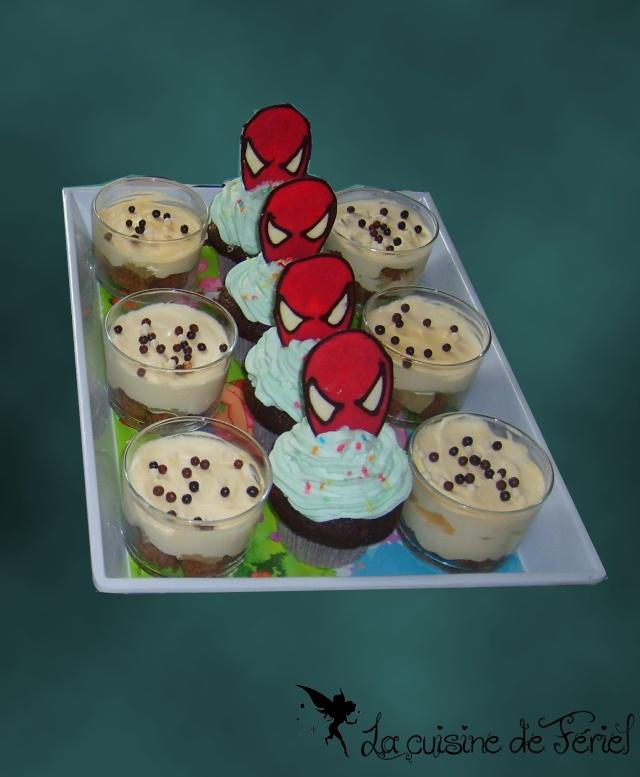 La Goule sucrée - Un gâteau Spiderman pour les 4 ans de Cameron ! Moelleux  nature Ganache chocolat Pâte à tartiner Craquant pralin