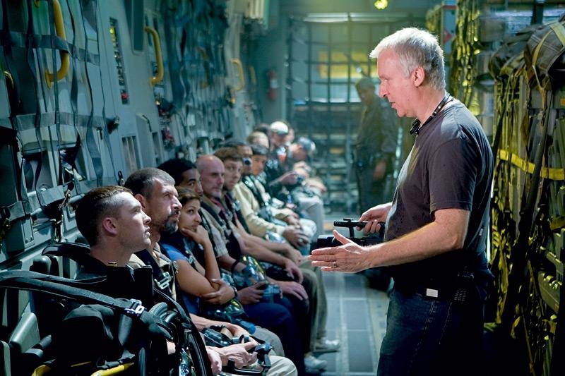 James Cameron dirige le tournage d'Avatar
