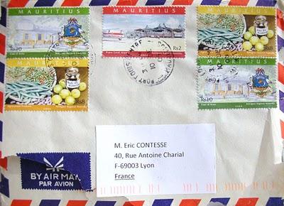 2 nouvelles lettres de l'île Maurice