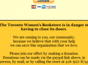 LIbrairie féministe historique, péril Toronto