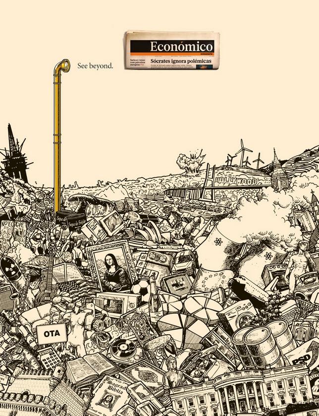 La pub du jour : Pour surnager dans un océan d’informations [Journal]