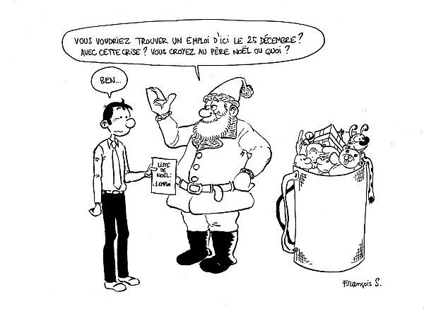 Luc Lemploy - Le Père Noël - concours Moule à gaufres