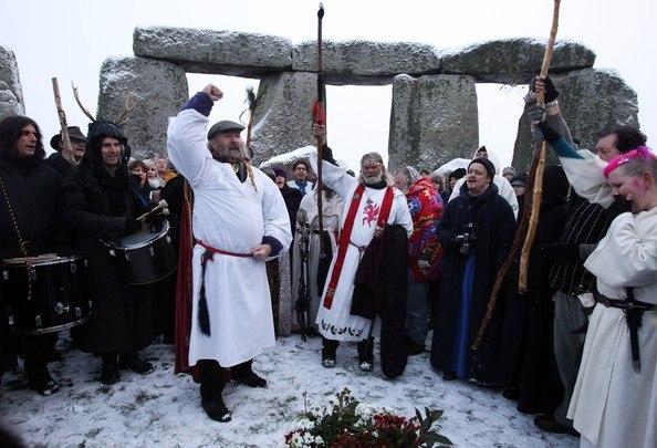 La fête druidique du solstice d'hiver