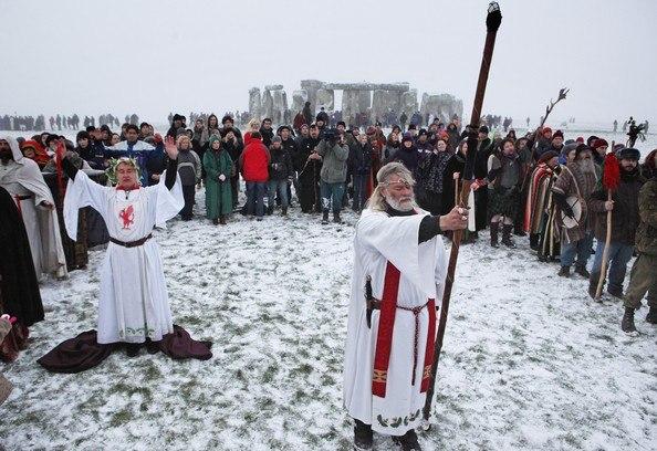 La fête druidique du solstice d'hiver