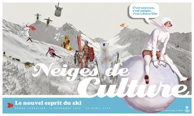 Visuel de présentation de l'événement Neiges de Culture proposé par le domaine skiable Serre Chevalier Vallée