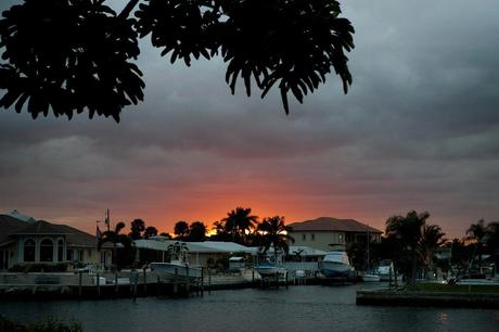 Couché de soleil sur l'Intercoastal
