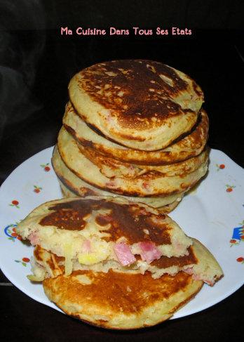 pancakes jambon