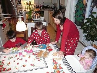 Nous profitons des vacances pour...