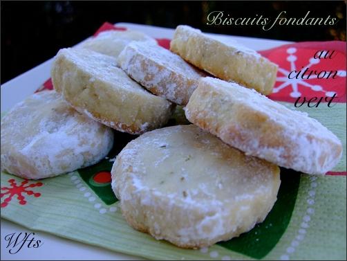 ≈ BISCUITS FONDANTS AU CITRON VERT ≈