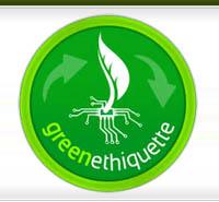 Logo - GreenEthiquette - data center - écolabel