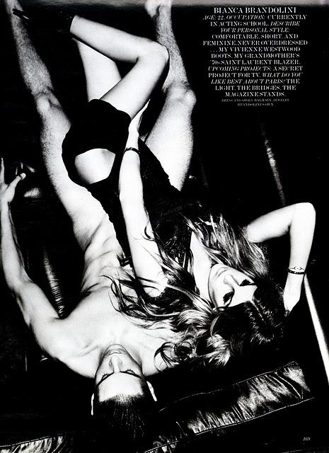 * Baptiste Giabiconi & French girls pour Interview Magazine *