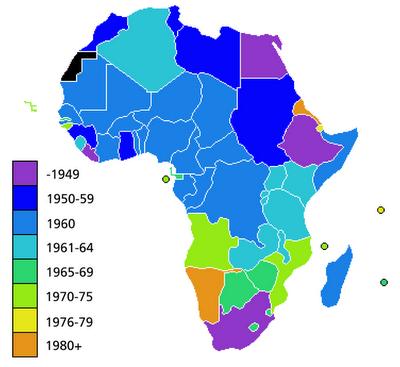 2010, le cinquantenaire de la décolonisation de 17 pays africains