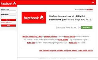 Hatebook, le facebook des méchants