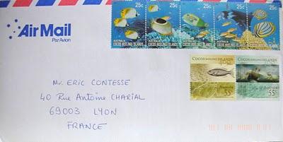 Lettres d'Australie et des îles Cocos