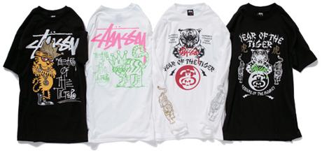STUSSY – SPRING 2010 – YEAR OF THE TIGER TEES