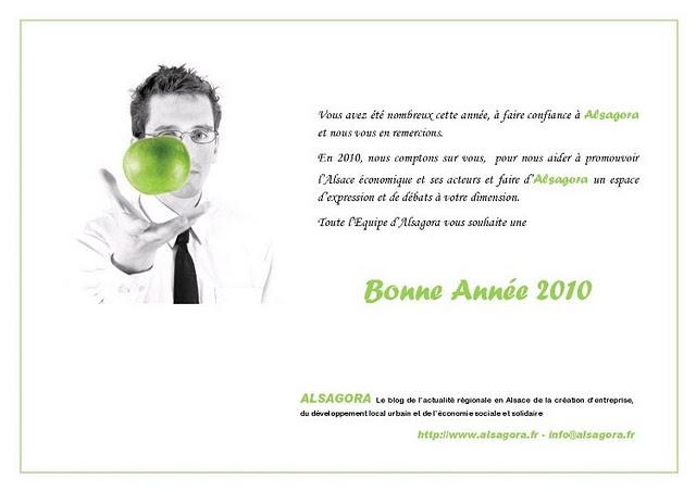 Alsagora vous souhaite une bonne année 2010