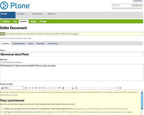 004-Plone4-editeur-wysiwyg Nouvel éditeur WYSIWYG
