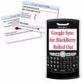 google sync blackberry