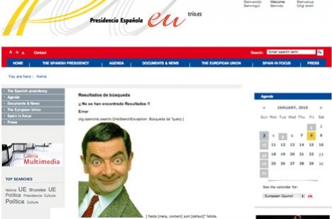 Mr Bean infiltré sur le site de l’UE