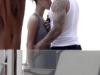 Rihanna plants a kiss on new boyfriend L.A. Dodgers outfielder Matt Kemp in Mexico
