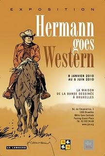 Exposition BD : Hermann goes Western à Bruxelles