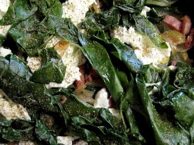 Les blettes dans l'assiette