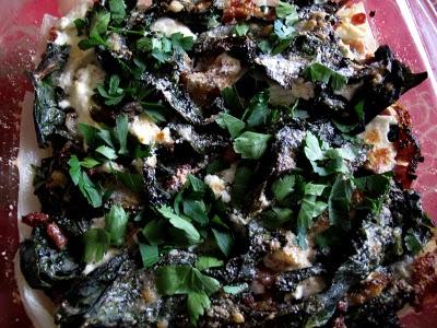 Les blettes dans l'assiette