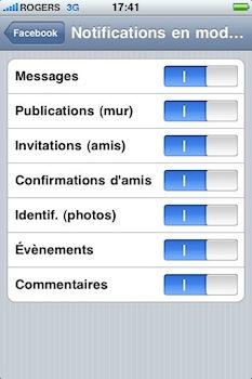facebook iphone 2 Facebook pour iPhone 3.1: les notifications en mode push et synchronisation des contacts