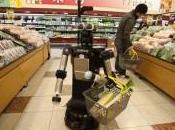 robot vous aide faire courses