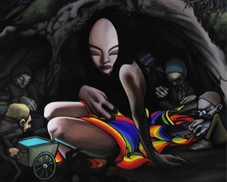 BEAUTY IN TROUBLE – THE ART OF SAM FLORES