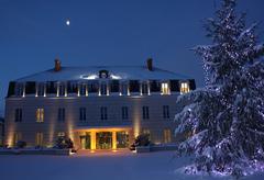 L'Hôtel du département sous la neige