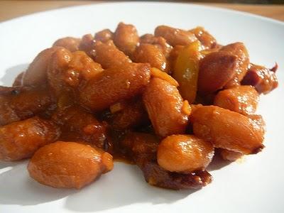 Moongphali sabzi – curry de cacahuètes – peanut curry