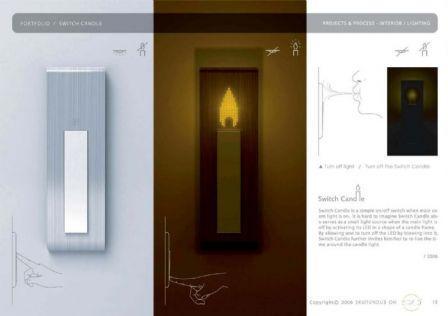 Switch Candle, l'interrupteur bougie de Seungyoub Oh