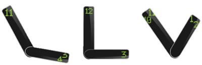 Horloge minimaliste Eclipse par Qian Yiran