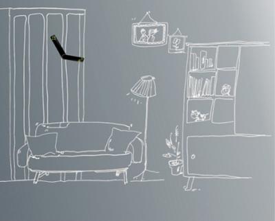 Horloge minimaliste Eclipse par Qian Yiran