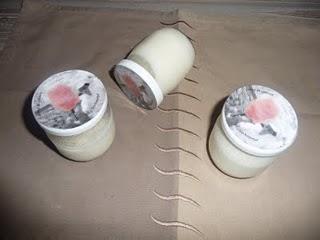 Crèmes de yaourt barbapapa