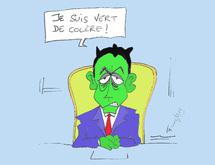 Sarko menacé d'un attentat... à la peinture