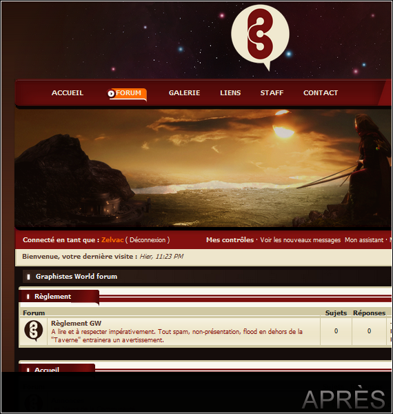 Le forum : Graphistes World se transforme