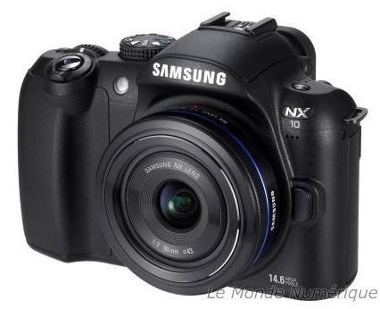 CES 2010 : APN Samsung NX10, une qualité photo pro dans un boîtier compact