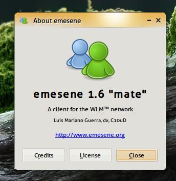 Nouvelle version de eMeSeNe – Le Client MSN pour Linux