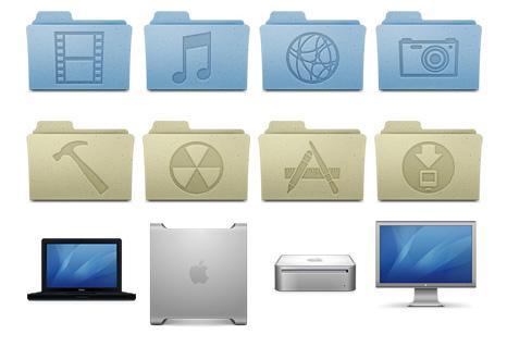 Pack 140 icônes Mac 128×128