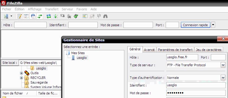 free filezilla connection ftp