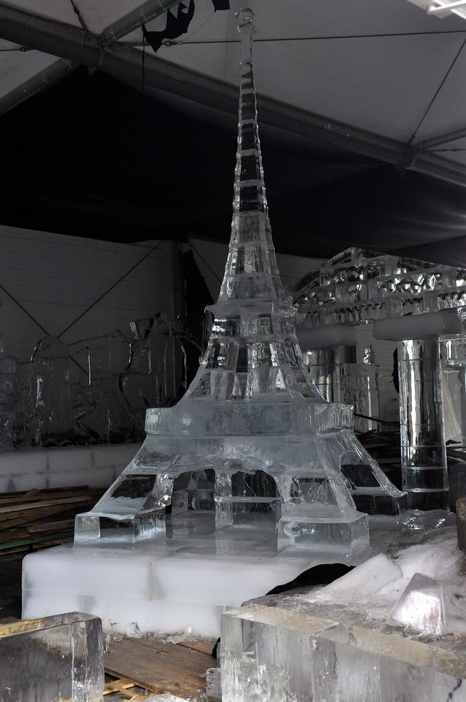 Expo sculptures de glace : le démontage | À Découvrir