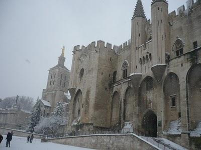 Avignon sous la neige...