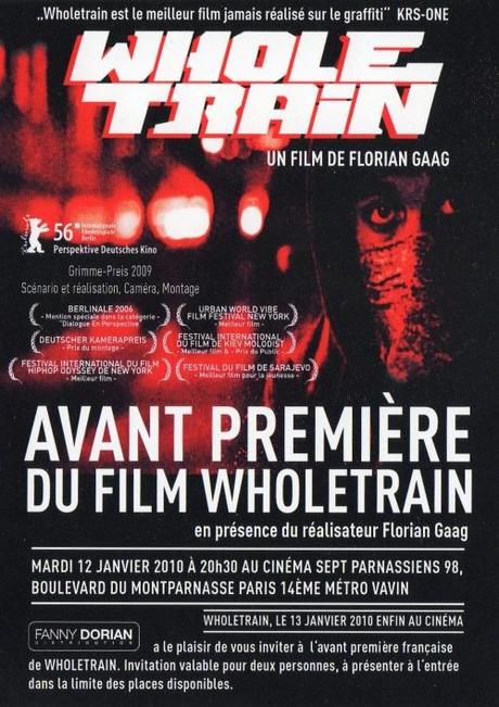 Invitation avant première Wholetrain2 WHOLETRAIN