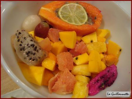 Salade de fruits exotiques de Royan.....