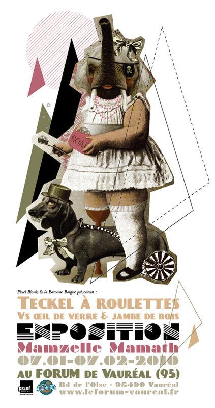 expo Teckel à roulettes - Mamzelle Mamath