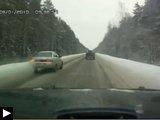 videos: Depassement dangereux neige glissades verglas
