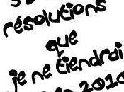 Bonnes résolutions 2010